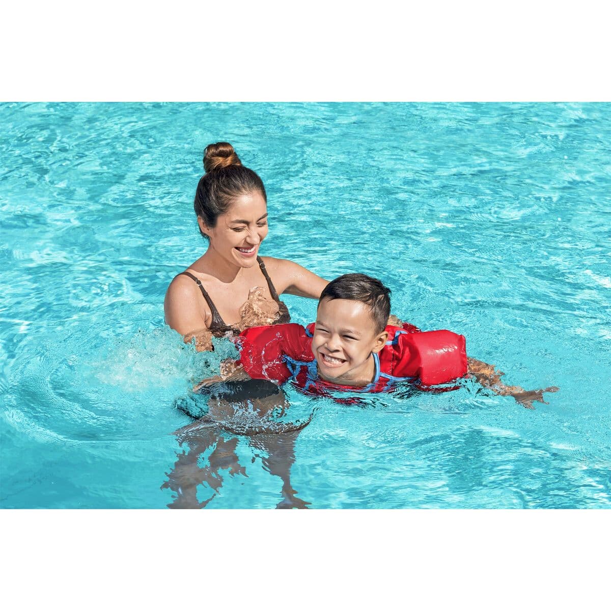 image-Swimming Goggles Bestway Red M/L 19-30 kg
