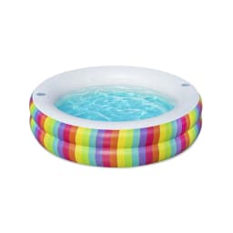 image-Inflatable Paddling Pool for Children Bestway Rainbow 206 x 206 x 51 cm