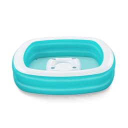 image-Bestway Inflatable Kids Pool 2 Chambers Family Floating Table 218x218x48 cm +6 Years
