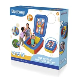 image-Bestway Inflatable Kids Pool with Balls 110x81x62 cm +2 Years Garden 52635