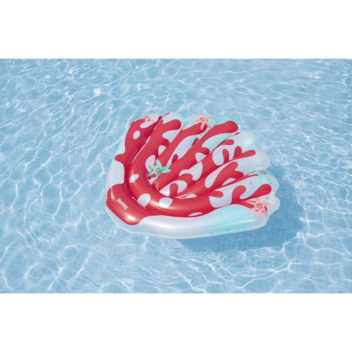 image-Bestway Inflatable Mattress Coral 186x153 cm Beach & Pool 43724