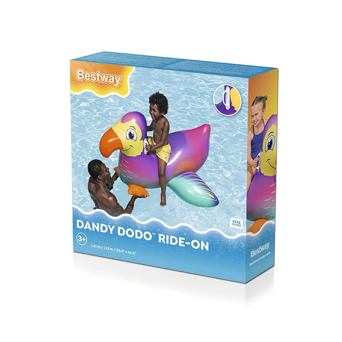 image-Inflatable pool figure Bestway Tucán 141 x 113 cm 112 x 127 x 89 cm