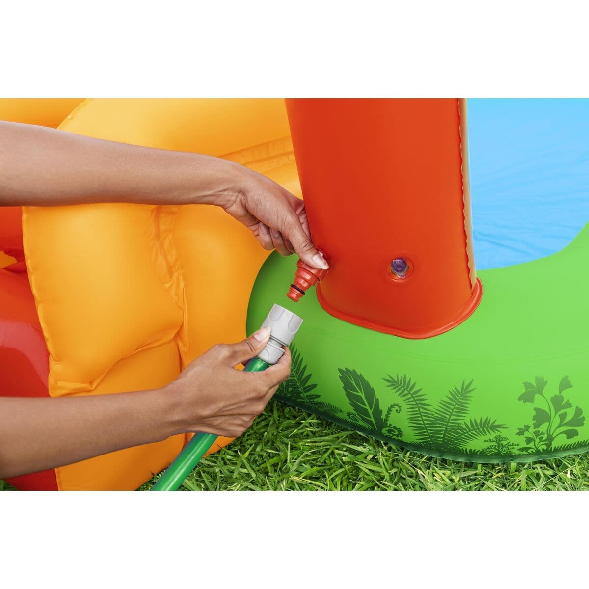 image-Bestway Inflatable Pool Dinosaur Play Park 241x140x137 cm 3-6 Years Garden 53160