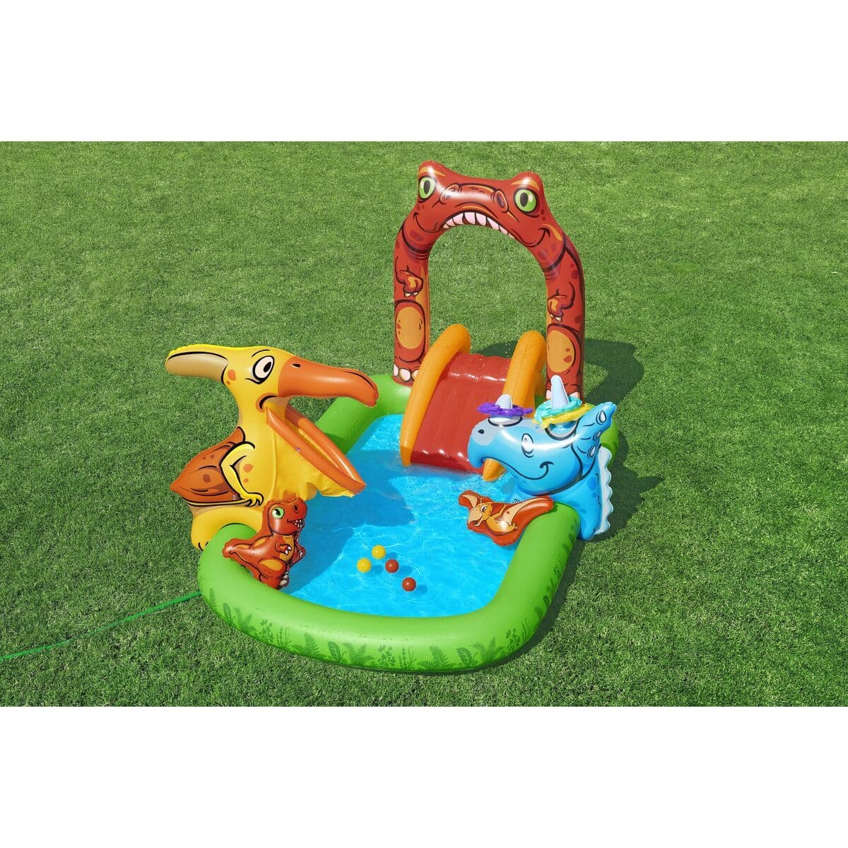 image-Bestway Inflatable Pool Dinosaur Play Park 241x140x137 cm 3-6 Years Garden 53160