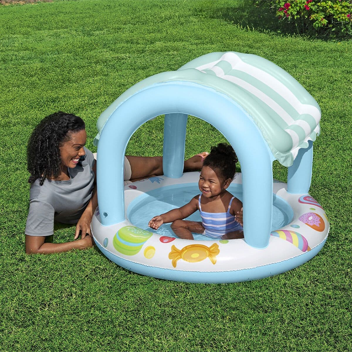 image-Inflatable Paddling Pool for Children Bestway 104 x 84 cm (1 Unit)