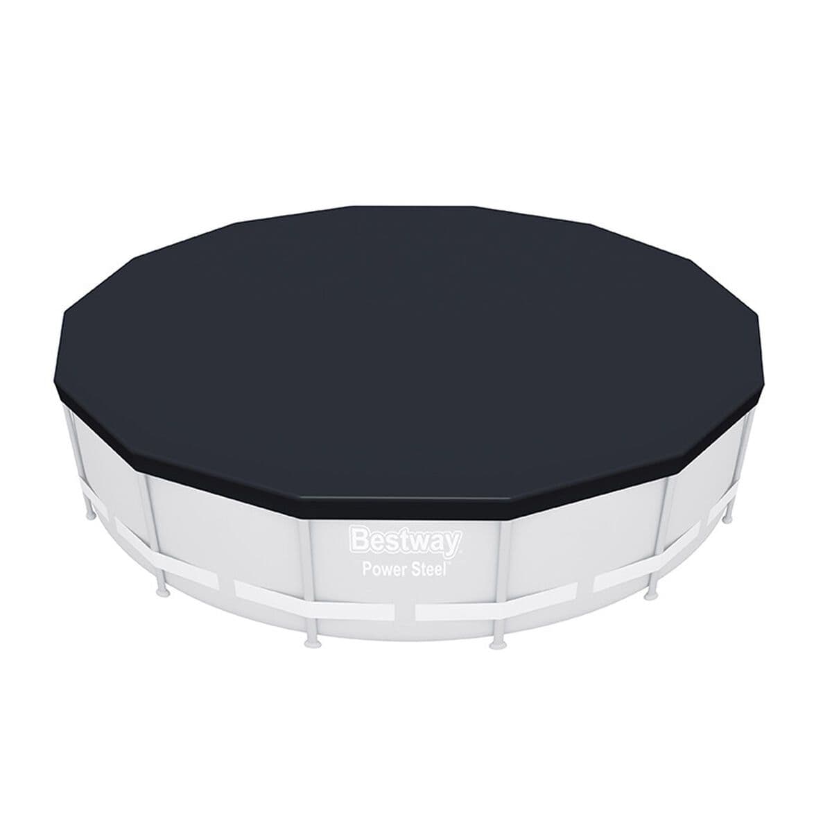 image-Swimming Pool Cover Bestway Black Ø 427 cm