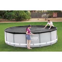 image-Swimming Pool Cover Bestway Black Ø 427 cm