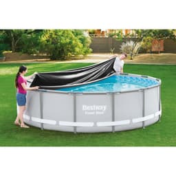 image-Swimming Pool Cover Bestway Black Ø 427 cm