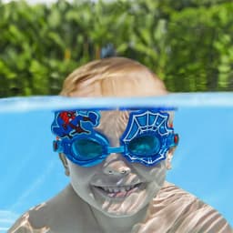 image-Children's Swimming Goggles Bestway Blue Spiderman (1 Unit)