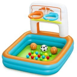 image-Bestway Inflatable Kids Pool with Baskets, Balls 120x107x84 cm +2 Years Garden 52728