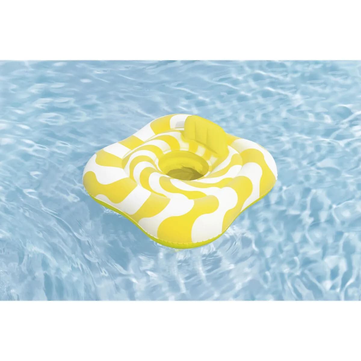 image-Bestway Inflatable Float 2 Rings Baby Seat 79x79 cm 1-2 Years Garden Pool Beach 32298