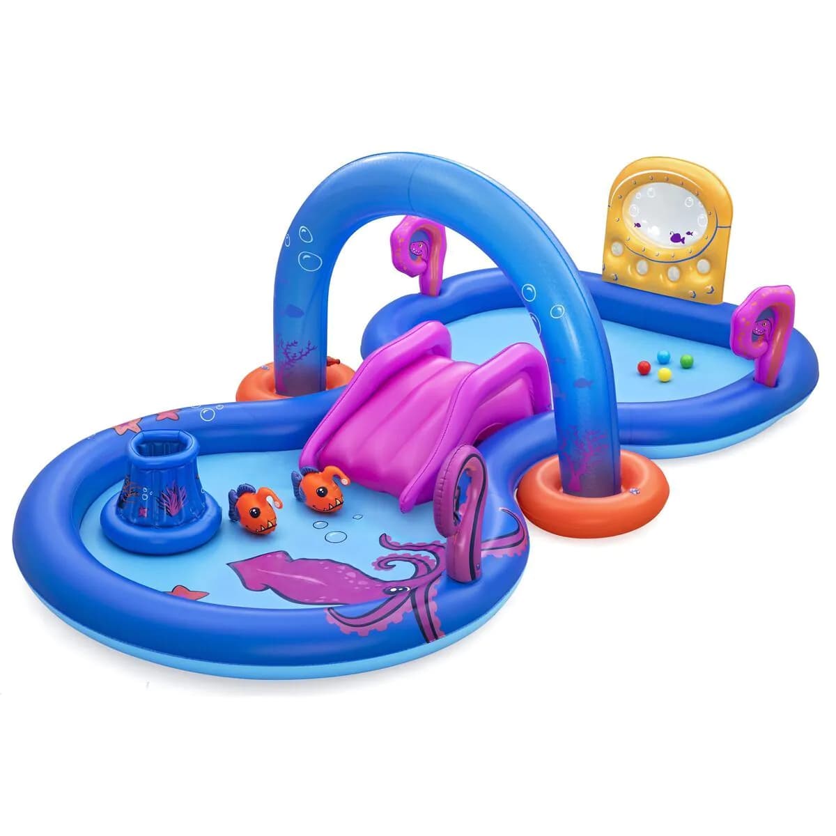 image-Bestway Inflatable Pool Adventure Play Park 330x188x117 cm +2 Years Garden 53167