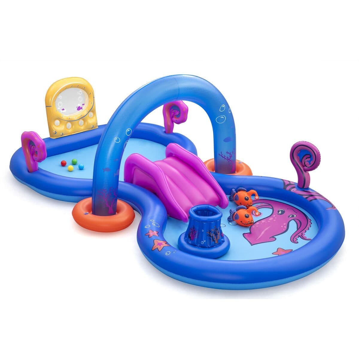 image-Bestway Inflatable Pool Adventure Play Park 330x188x117 cm +2 Years Garden 53167
