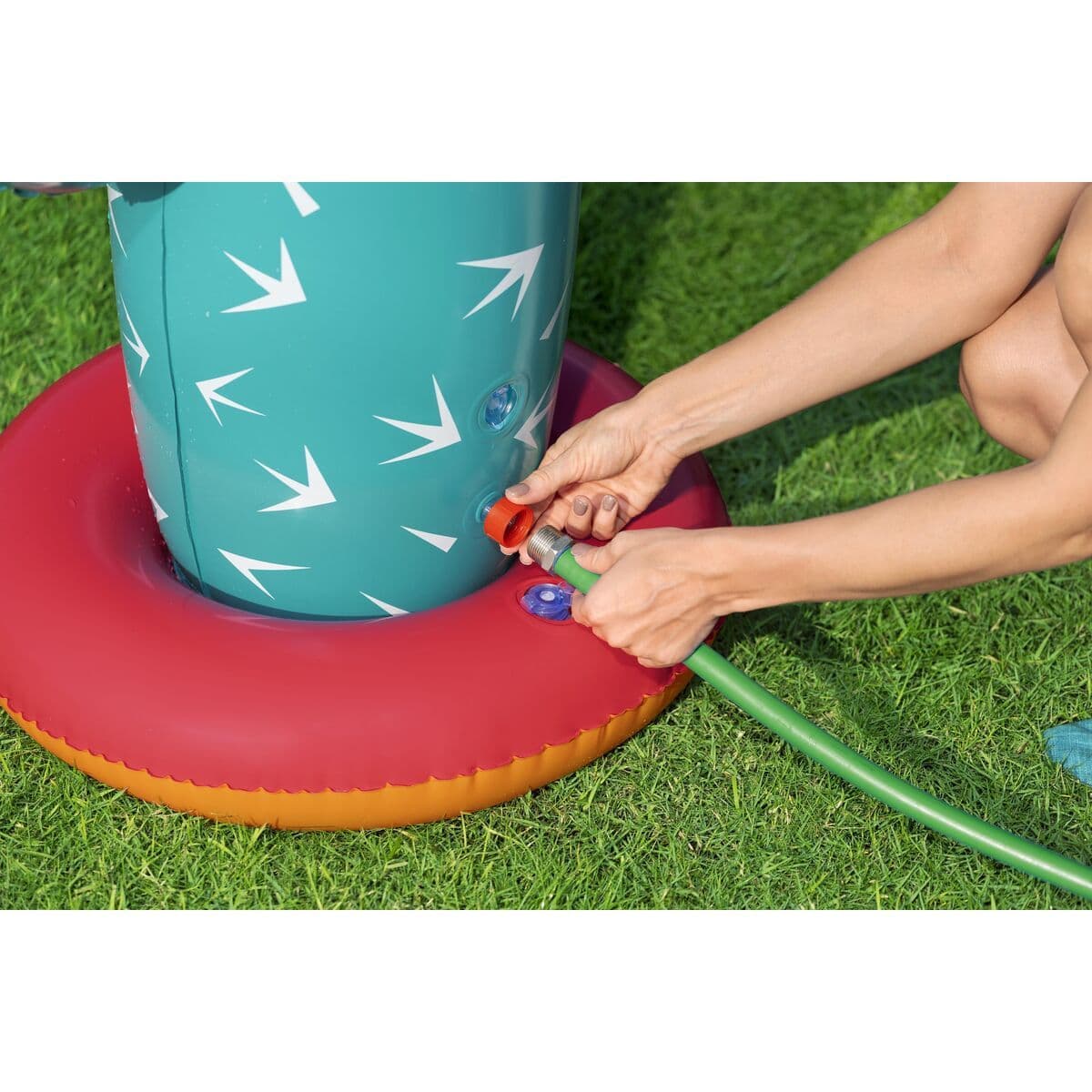 image-Bestway Inflatable Cactus Sprinkler 74x56x104 cm +2 Years Garden 52733