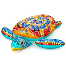 image-Bestway Inflatable Turtle 183x173 cm with Handles +3 Years Beach Pool 41523