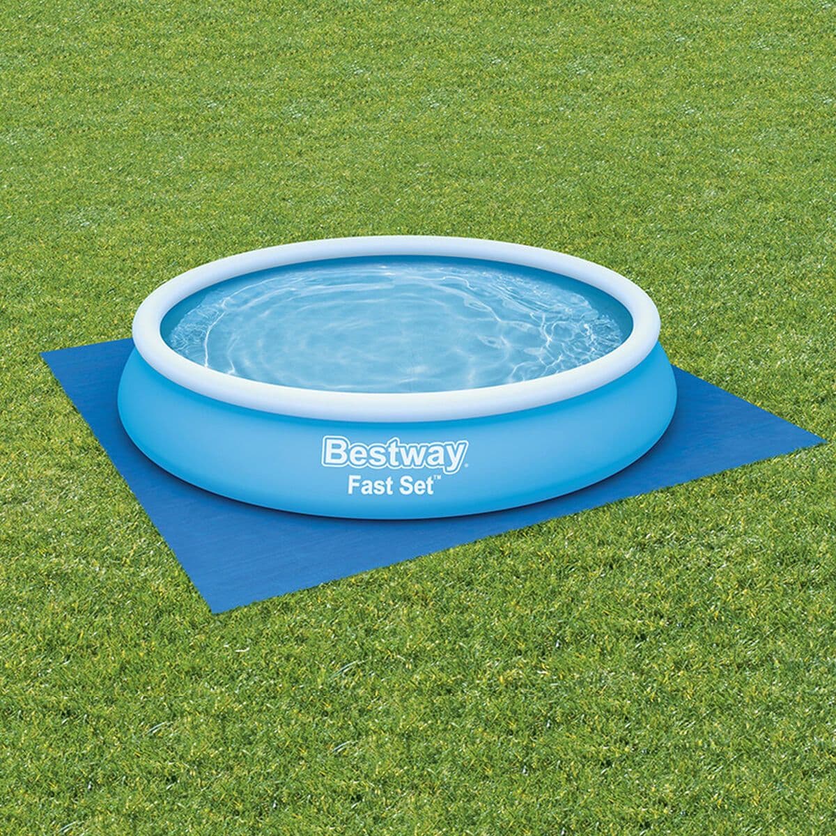 image-Floor protector for above-ground swimming pools Bestway 396 x 396 cm