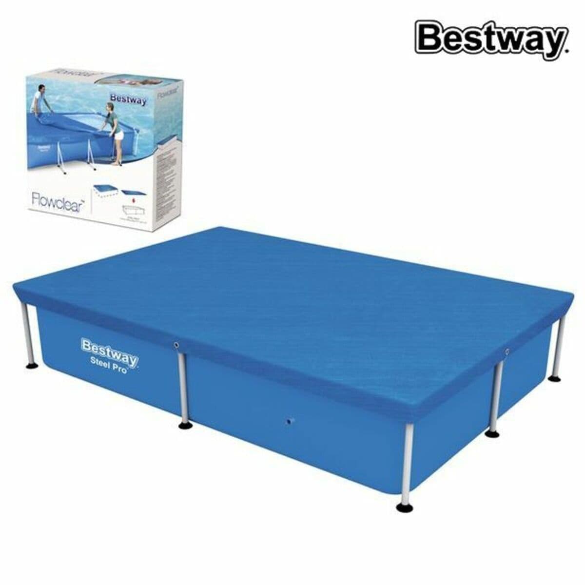 image-Swimming Pool Cover Bestway Blue 221 x 150 cm