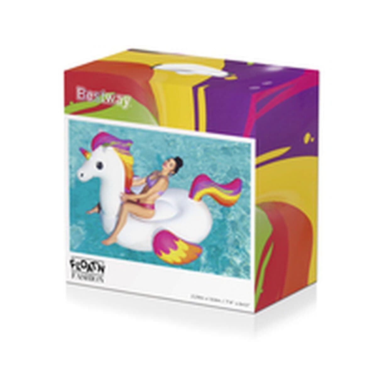 image-Inflatable pool figure Bestway 164 x 224 cm Unicorn