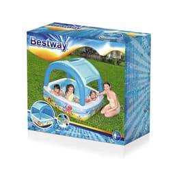image-Inflatable Paddling Pool for Children Bestway 140 x 140 x 114 cm