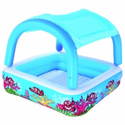 image-Inflatable Paddling Pool for Children Bestway 140 x 140 x 114 cm
