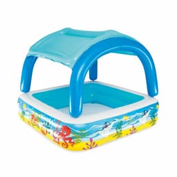 image-Inflatable Paddling Pool for Children Bestway 140 x 140 x 114 cm
