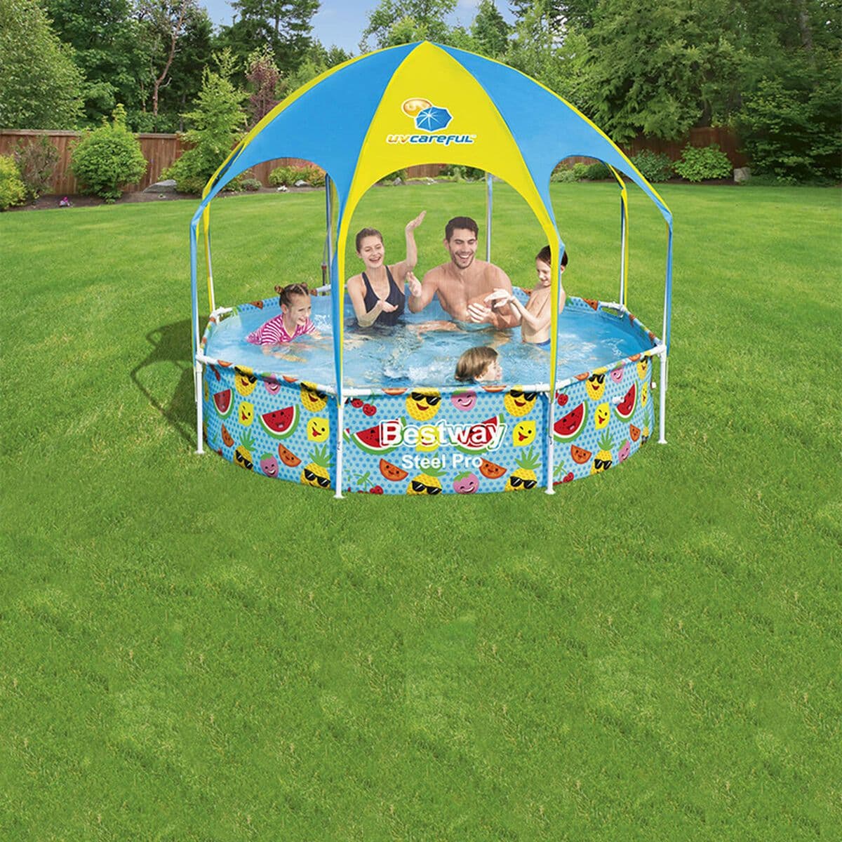 image-Removable pool Bestway 244 x 51 cm 244 x 244 x 51 cm