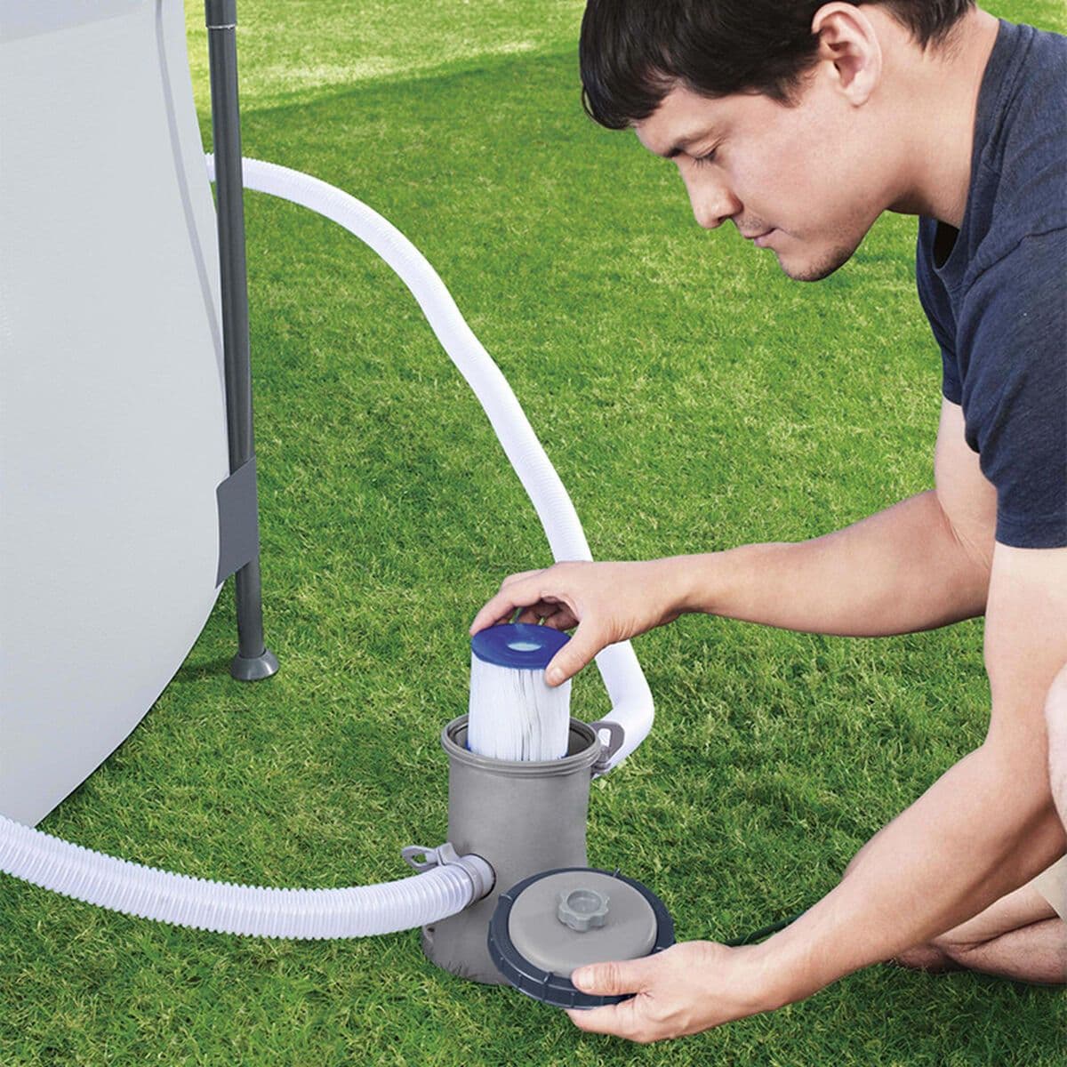 image-Treatment plant for swimming pool Bestway 1249 l/h