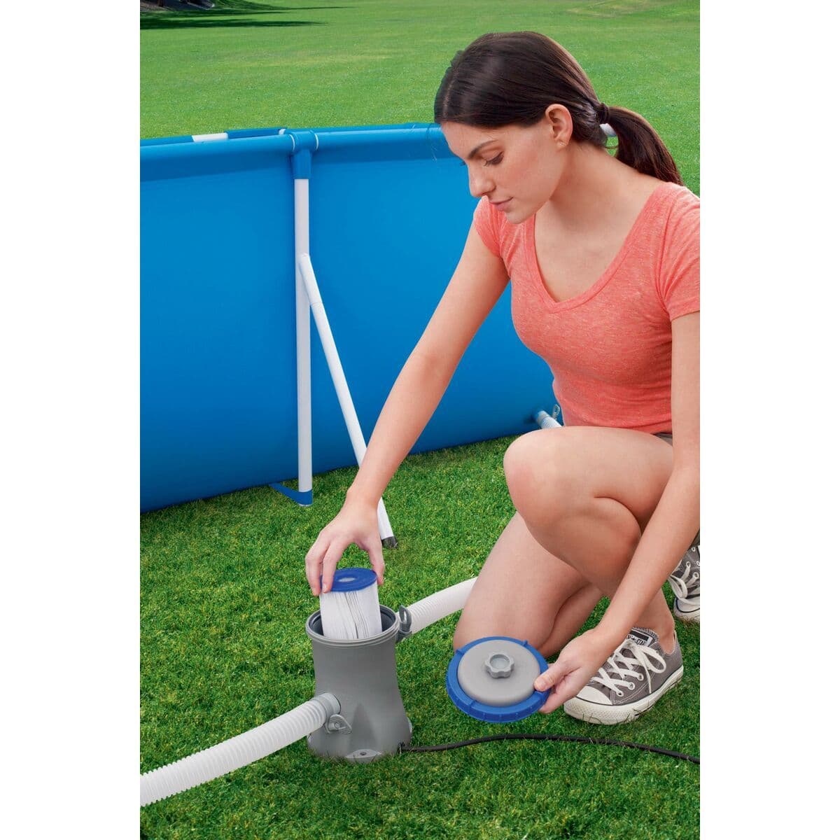 image-Treatment plant for swimming pool Bestway 1249 l/h