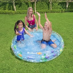 image-Inflatable Paddling Pool for Children Bestway Navy 152 x 30 cm
