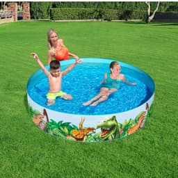 image-Inflatable Paddling Pool for Children Bestway Dinosaurs 183 x 38 cm