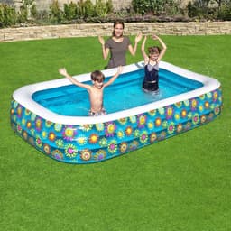 image-Inflatable Paddling Pool for Children Bestway Multicolour 305 x 183 x 56 cm Floral