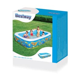 image-Inflatable Paddling Pool for Children Bestway Multicolour 305 x 183 x 56 cm Floral