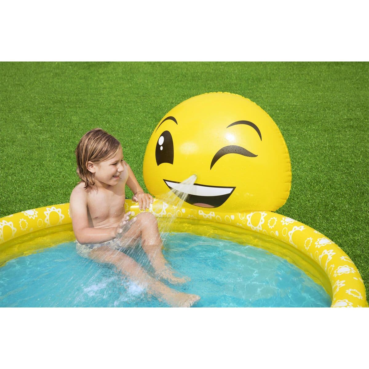 image-Inflatable Paddling Pool for Children Bestway 165 x 144 x 69 cm