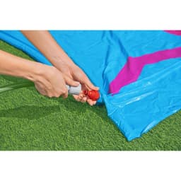 image-Bestway Sliding Track with Inflatable Double Llama Animals 488x138 cm +3 Years Garden 52320