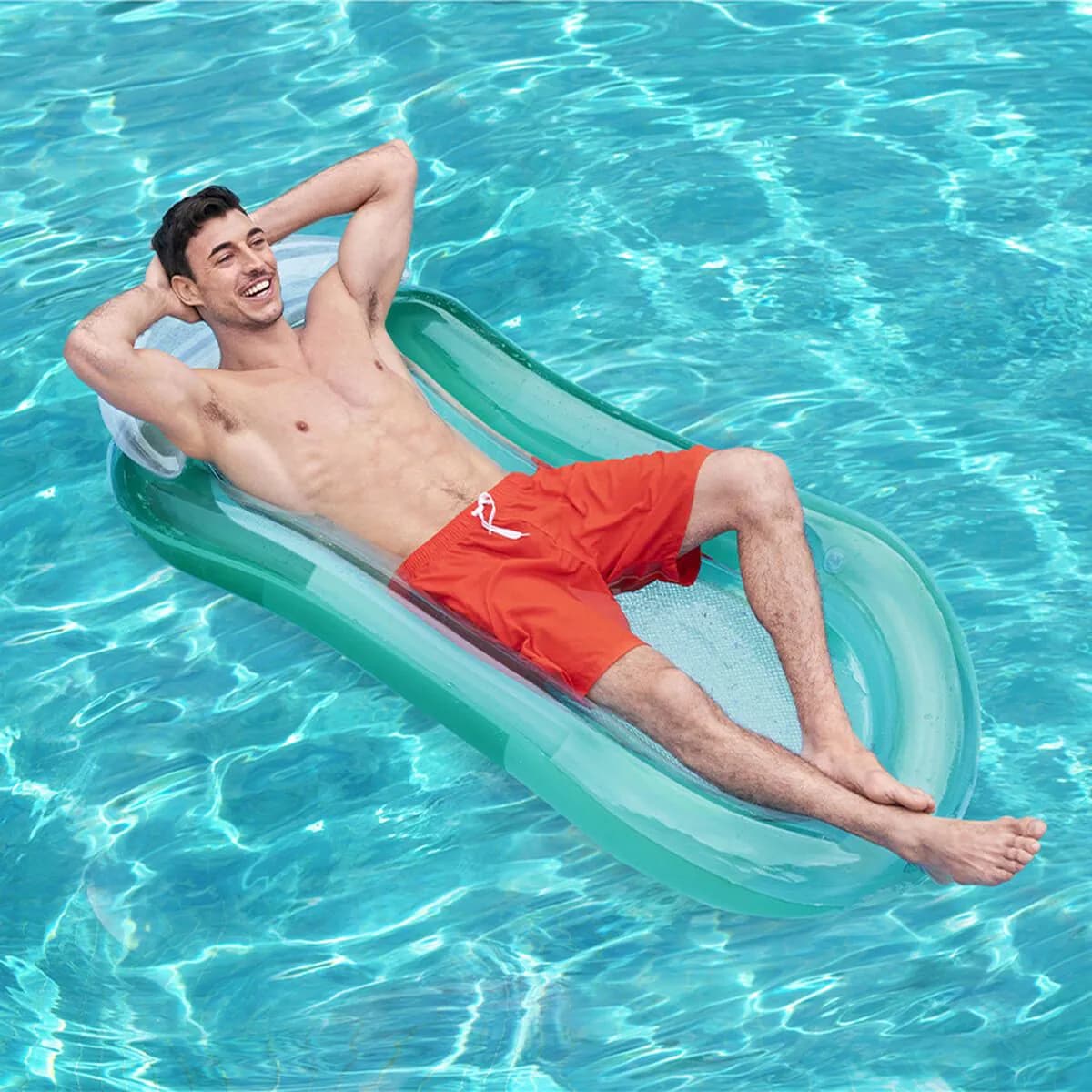 image-Inflatable Pool Chair Bestway Aqua 160 x 84 cm 74 x 153 x 28 cm
