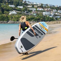 image-Inflatable Paddle Surf Board with Accessories Bestway Hydro-Force White 305 x 84 x 12 cm