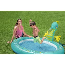 image-Inflatable Paddling Pool for Children Bestway Sea Horse 188 x 160 x 86 cm