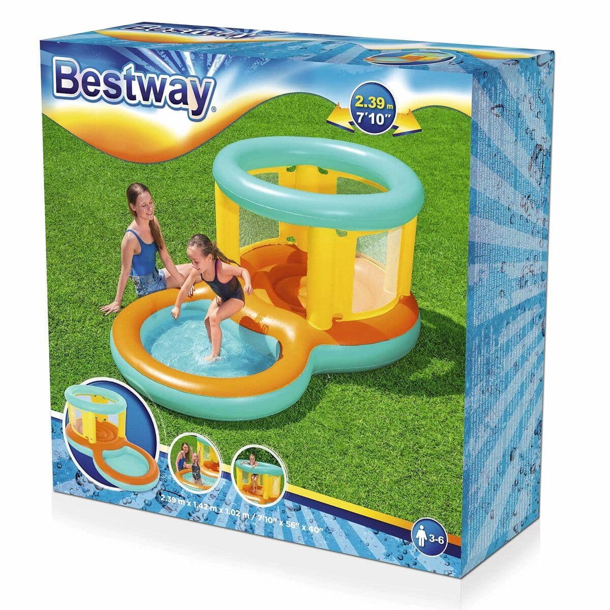 image-Children's pool Bestway 239 x 142 x 102 cm 70 L Playground