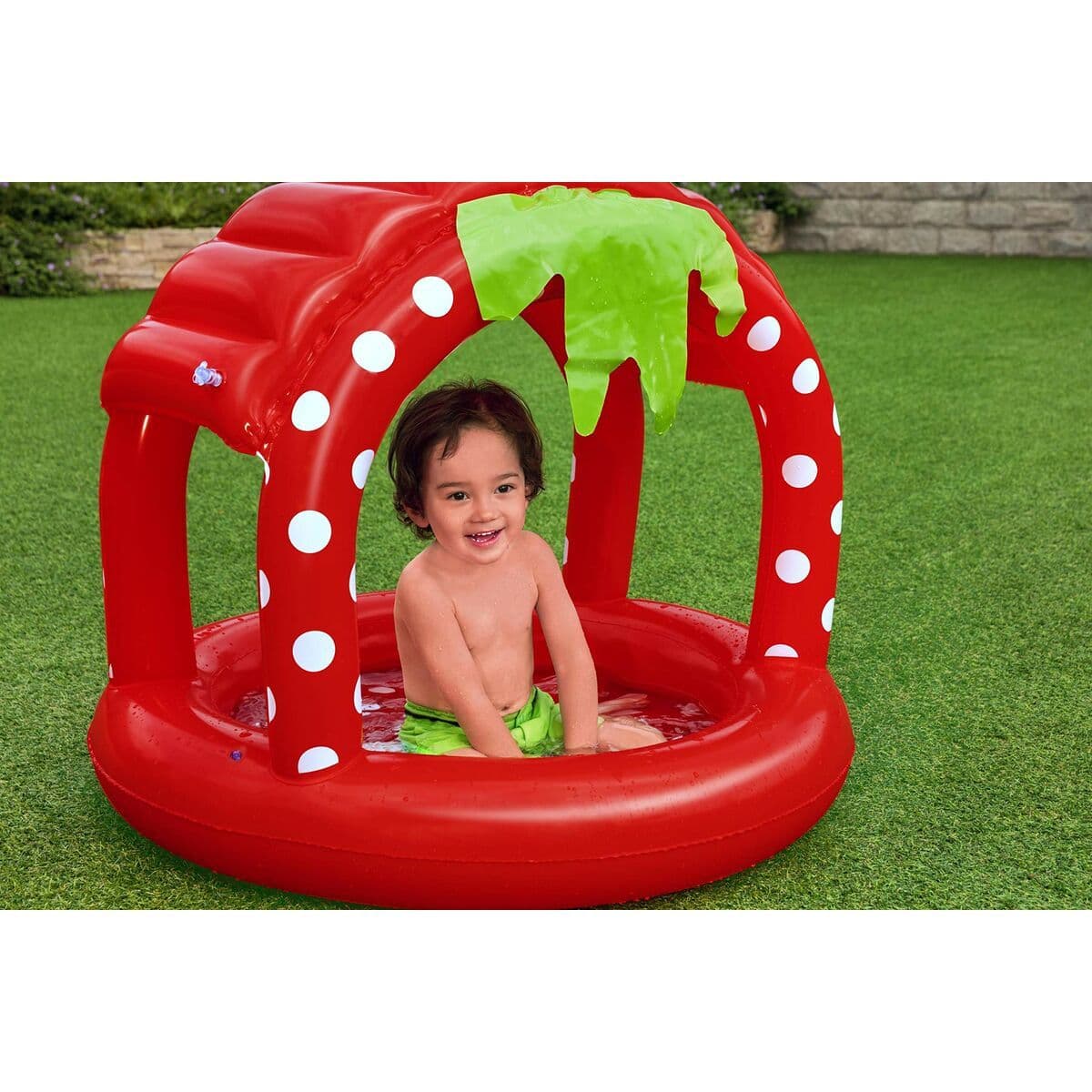 image-Inflatable Paddling Pool for Children Bestway Strawberry 91 x 91 x 91