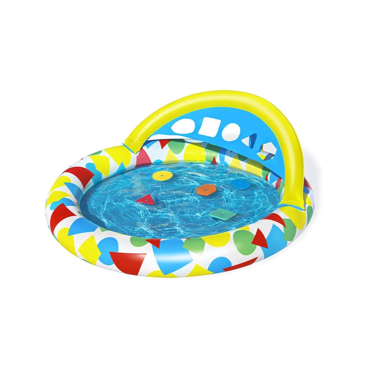 image-Inflatable Paddling Pool for Children Bestway 120 x 117 x 46 cm 45 L
