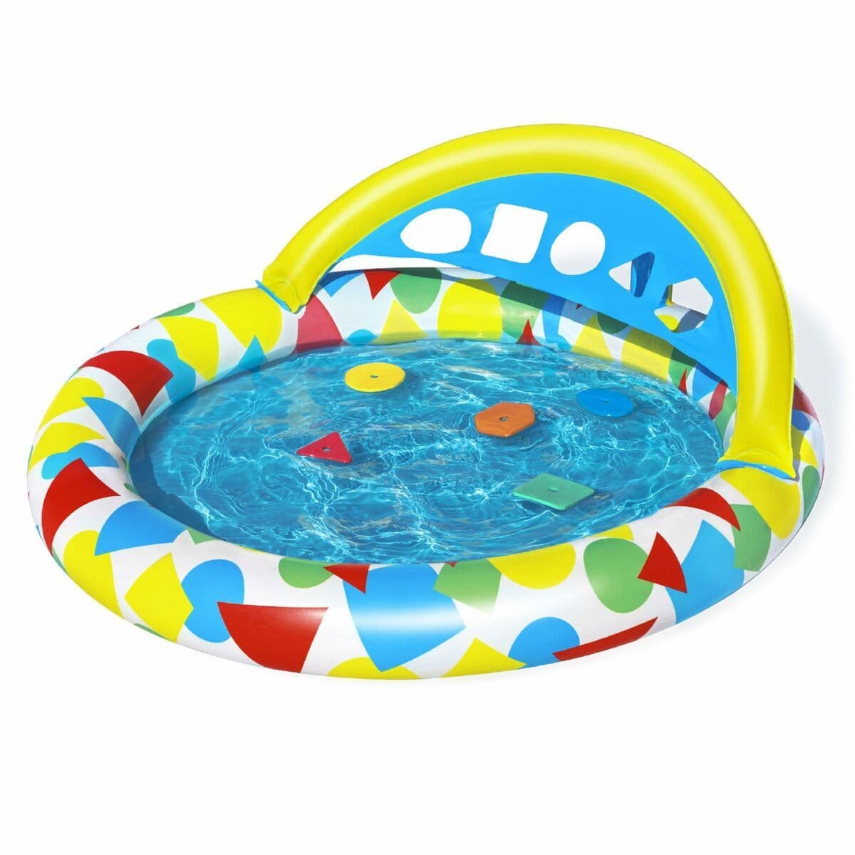 image-Inflatable Paddling Pool for Children Bestway 120 x 117 x 46 cm 45 L