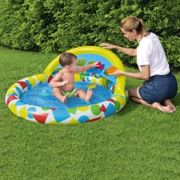 image-Inflatable Paddling Pool for Children Bestway 120 x 117 x 46 cm 45 L