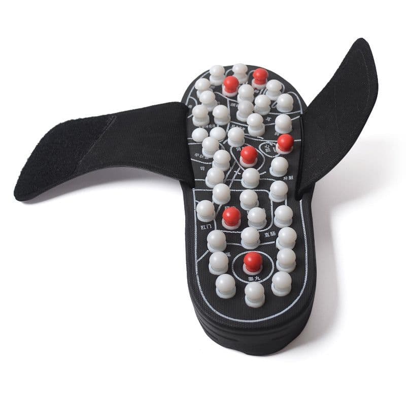 image-Foot God Taiji acupoint magnetic therapy spring massage shoes Health massage shoes Spring massage slippers Factory wholesale