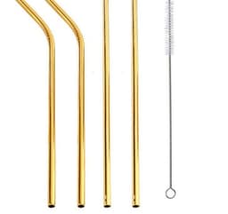 image-Colourful Reusable Stainless Steel Straws