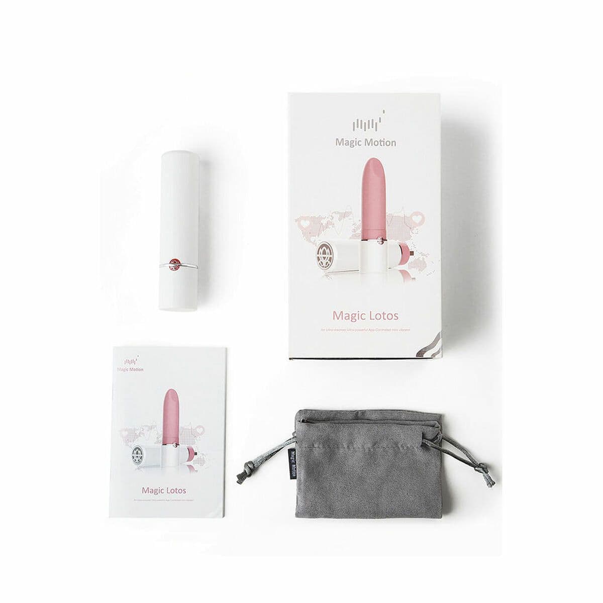 image-Bullet Vibrator Magic Motion White/Pink