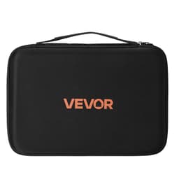 image-VEVOR Battery Organizer Storage Box, Battery Case Bag with Tester BT-168, Waterproof Batteries Organizer Storage Case with Zipper, Holds 167 Batteries AA AAA C D 9V Button, Black (Box Only)