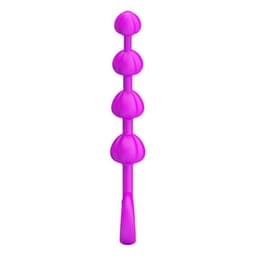 image-Anal Beads Pretty Love Conical Pink Silicone