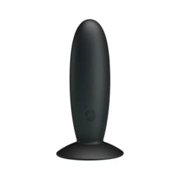 image-Vibrating Butt Plug Pretty Love Silicone Suction cup Black