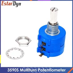 image-3590S Multiturn Potentiometer 500 1K 2K 5K 10K 20K 50K 100K ohm Potentiometer Adjustable Resistor 3590 102 202 502 103