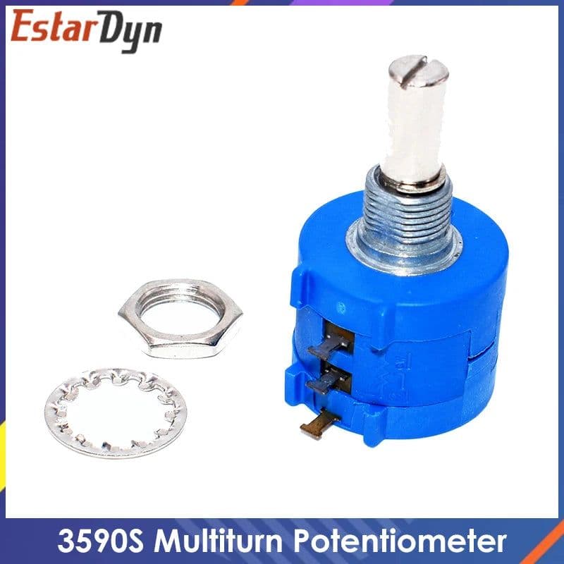 image-3590S Multiturn Potentiometer 500 1K 2K 5K 10K 20K 50K 100K ohm Potentiometer Adjustable Resistor 3590 102 202 502 103